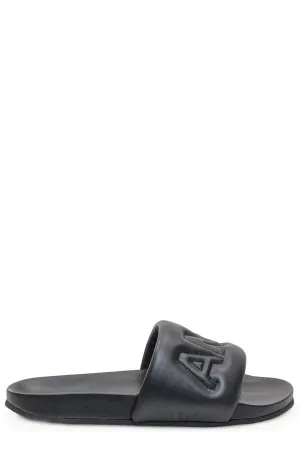 Ambush Logo Quilted Slide Sandals