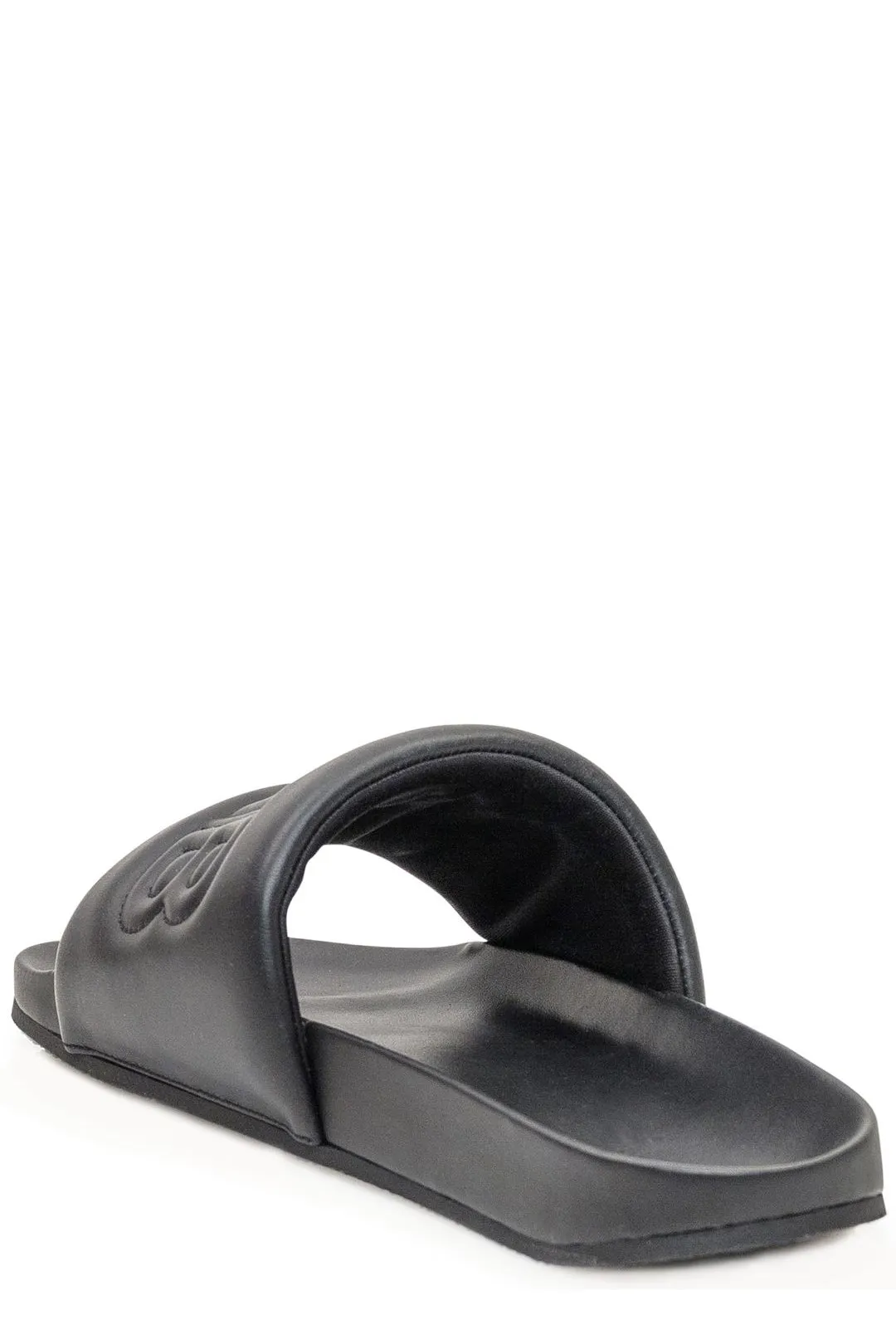 Ambush Logo Quilted Slide Sandals
