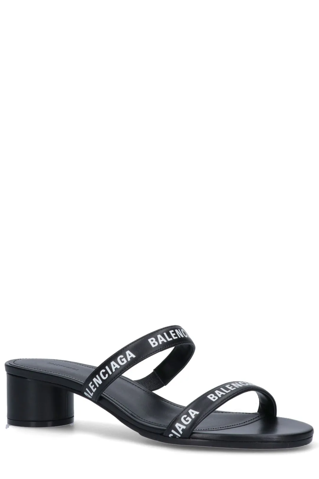 Balenciaga Logo Strap Open-Toe Sandals