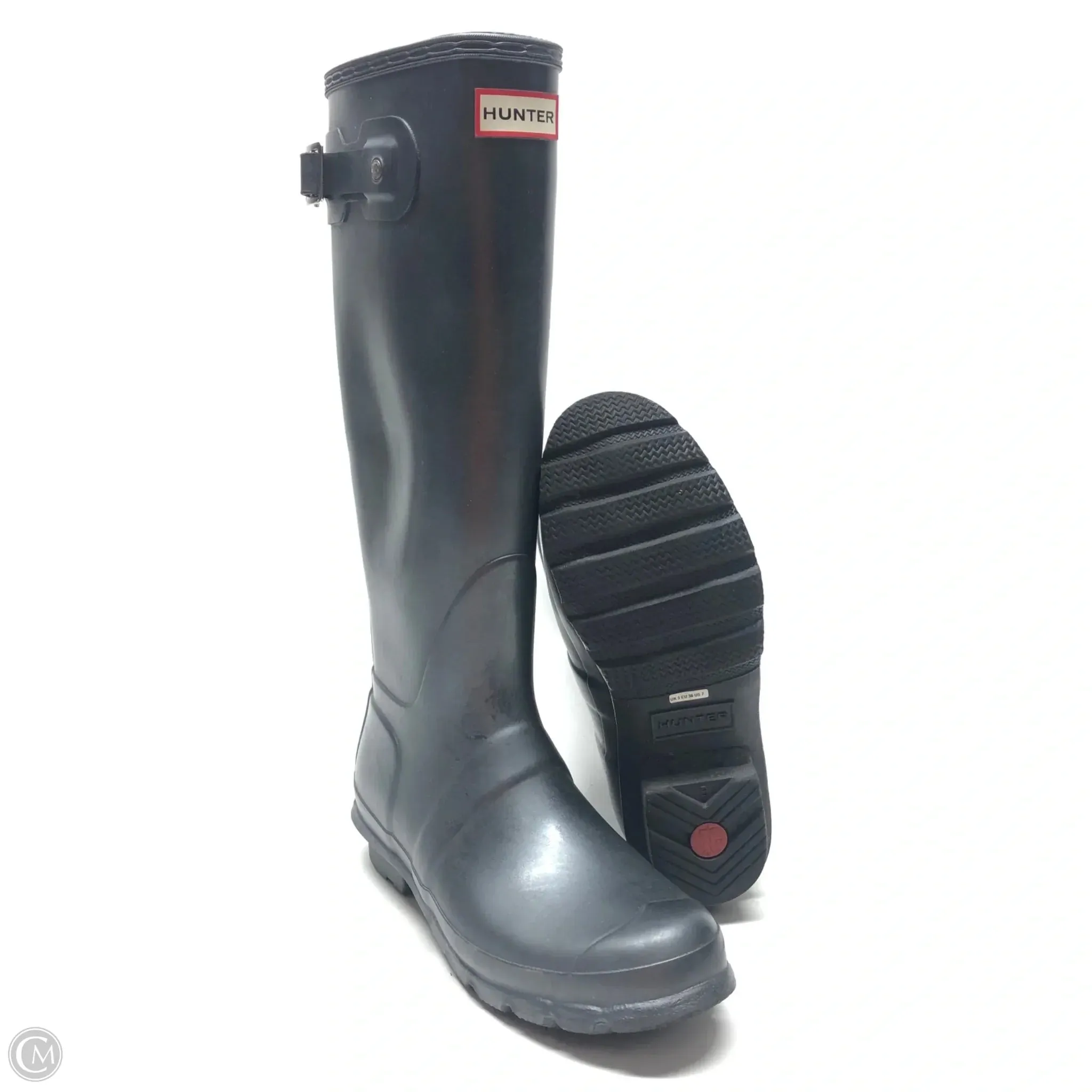 Boots Rain By Hunter In Black, Size: 7