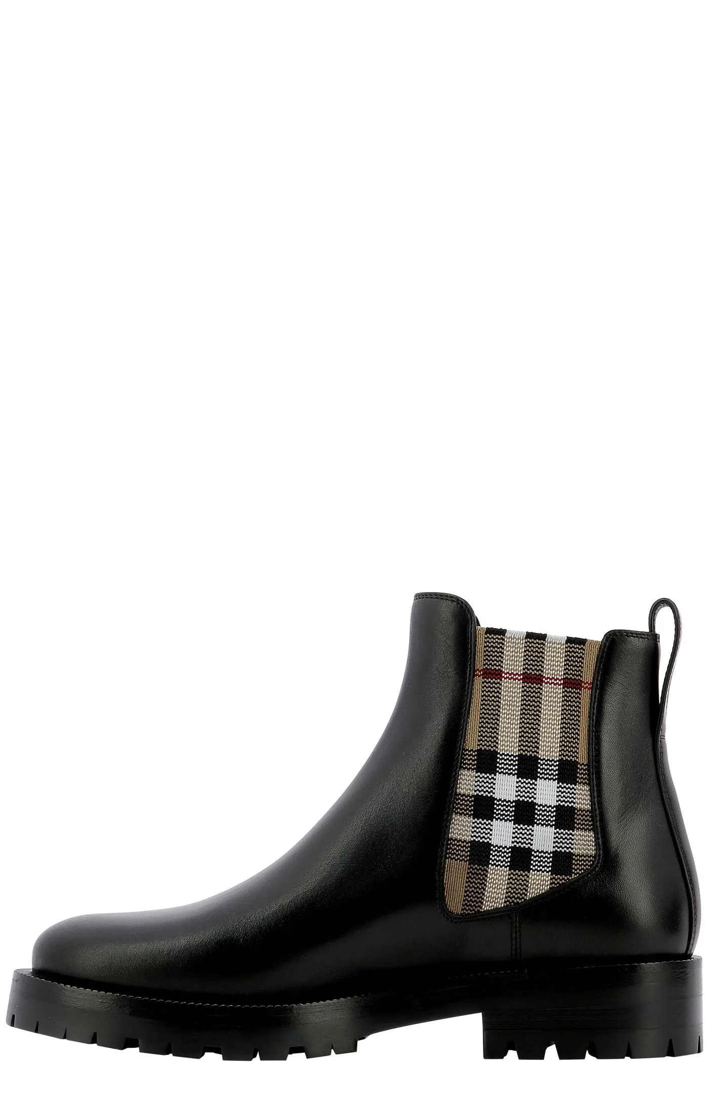 Burberry Checked Chelsea Boots