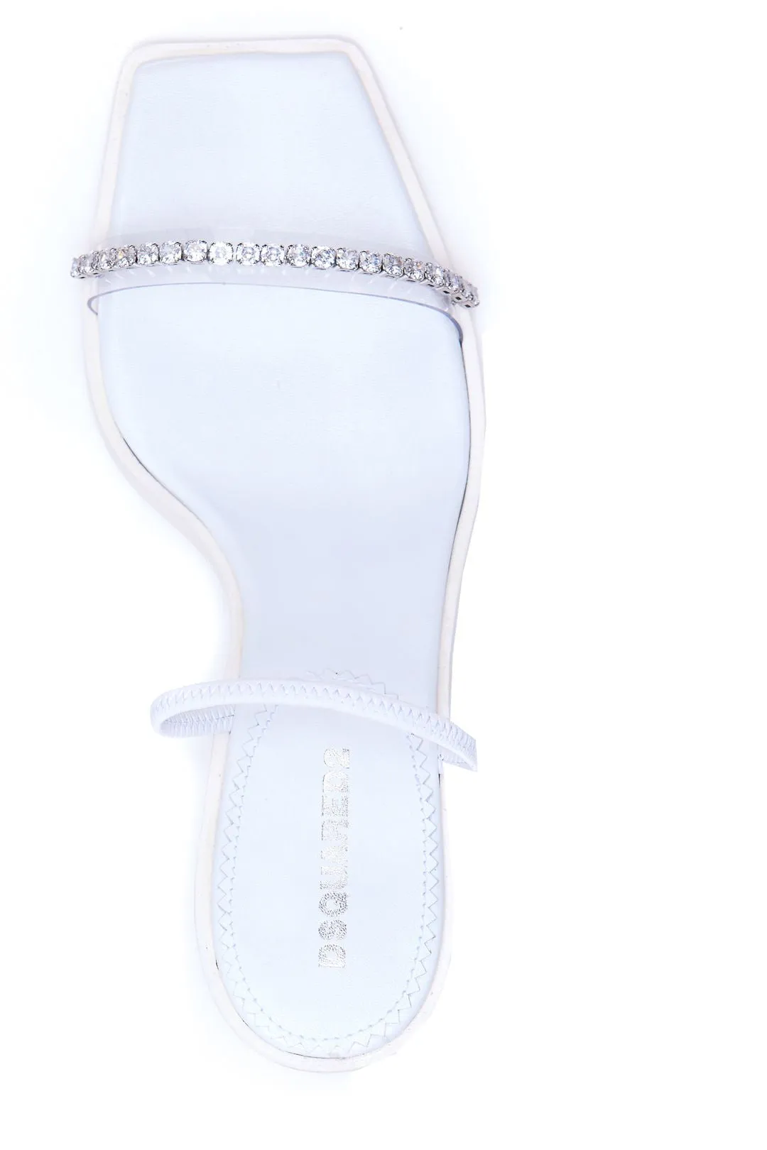 Dsquared 2 Crystal Embellished Sling Back Sandals