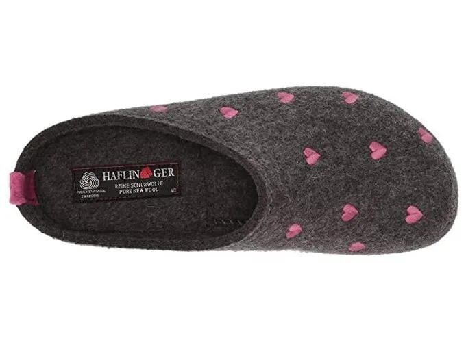 Haflinger Cuoricini GREY w/ PINK (Wom)