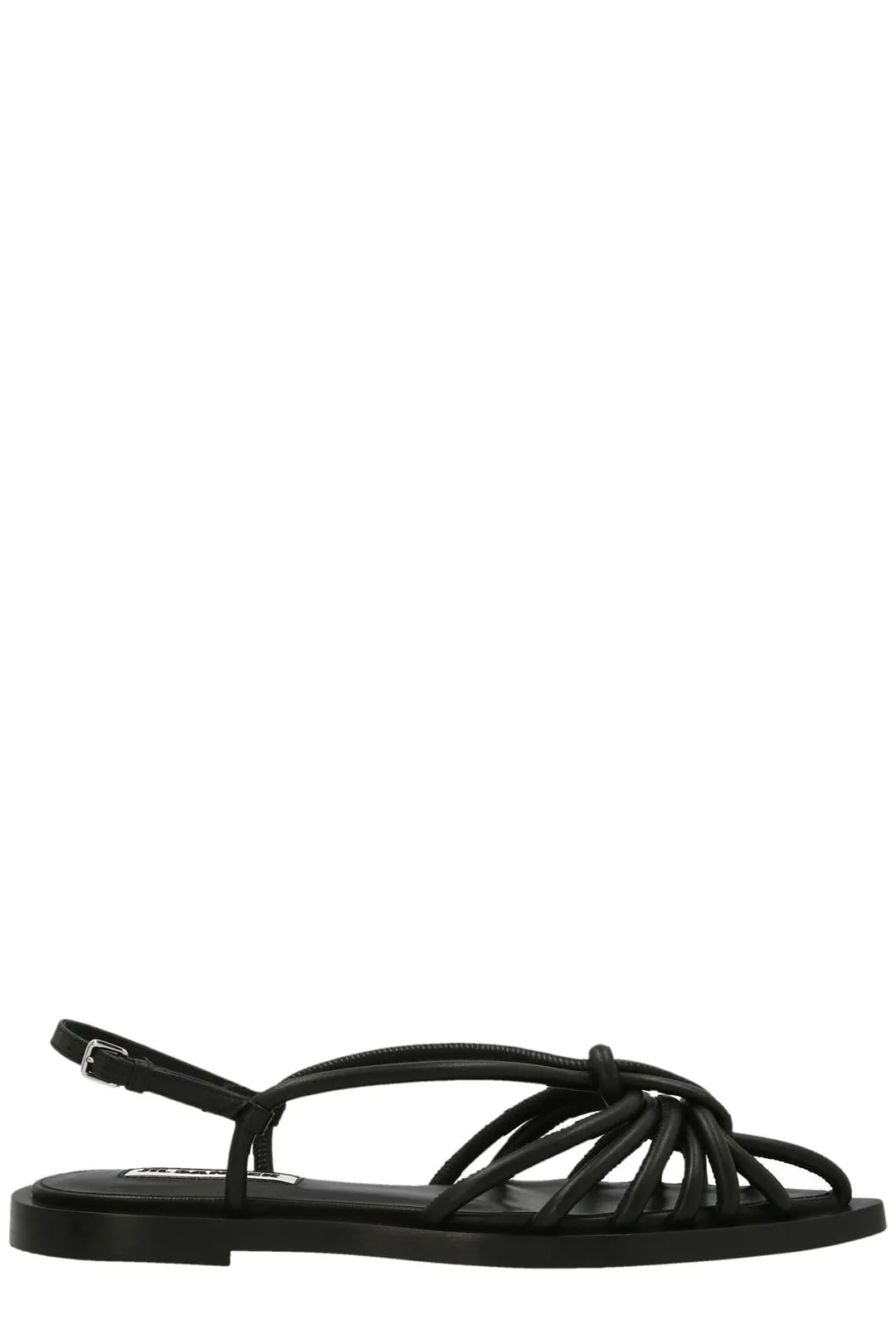 Jil Sander Knotted-Strap Detail Slingback Sandals