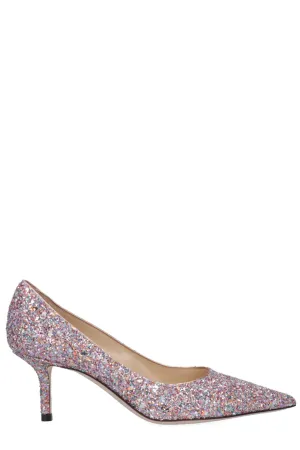 Jimmy Choo 65 Glitter Pumps