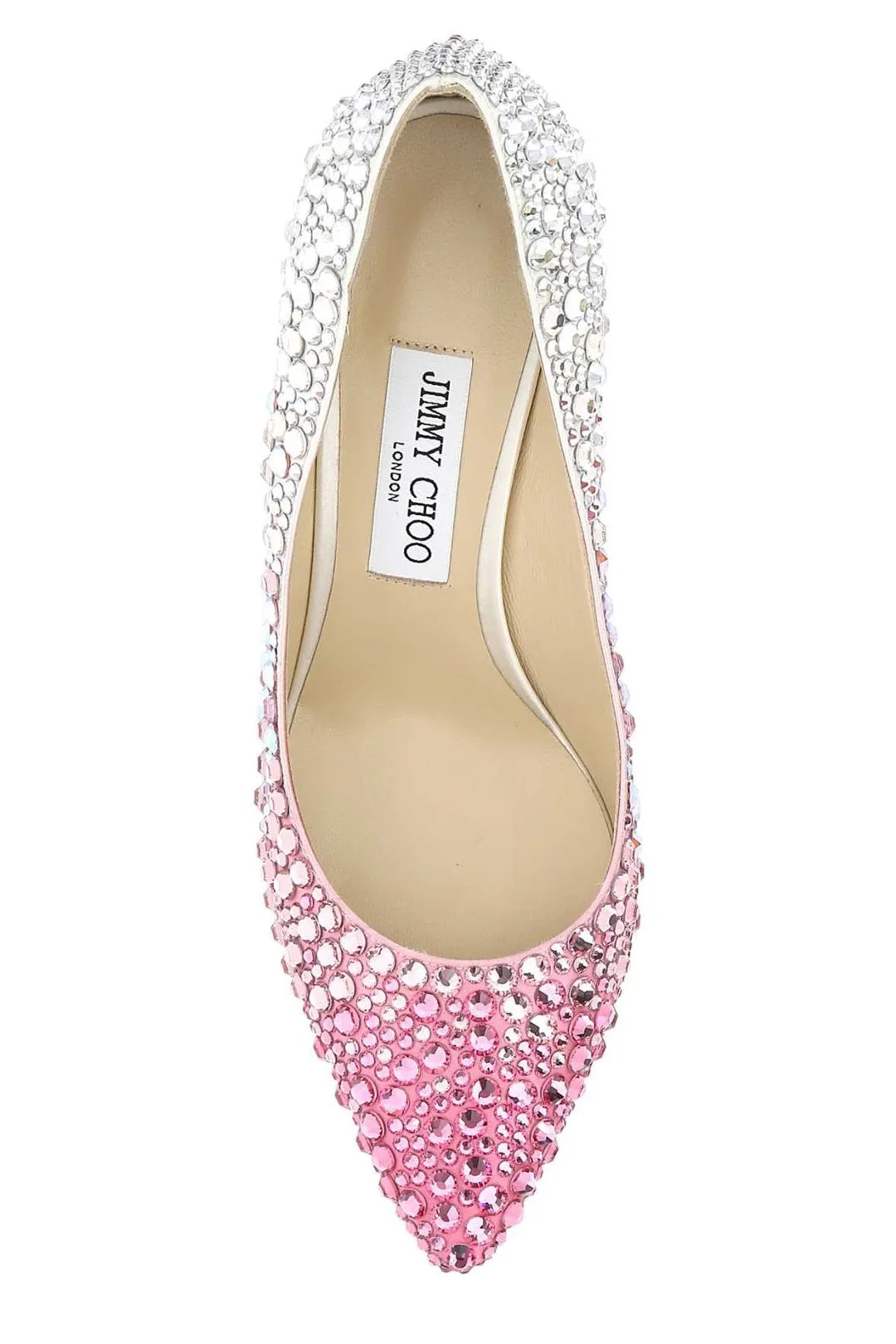 Jimmy Choo Romy Embellished Two-Tone Pumps