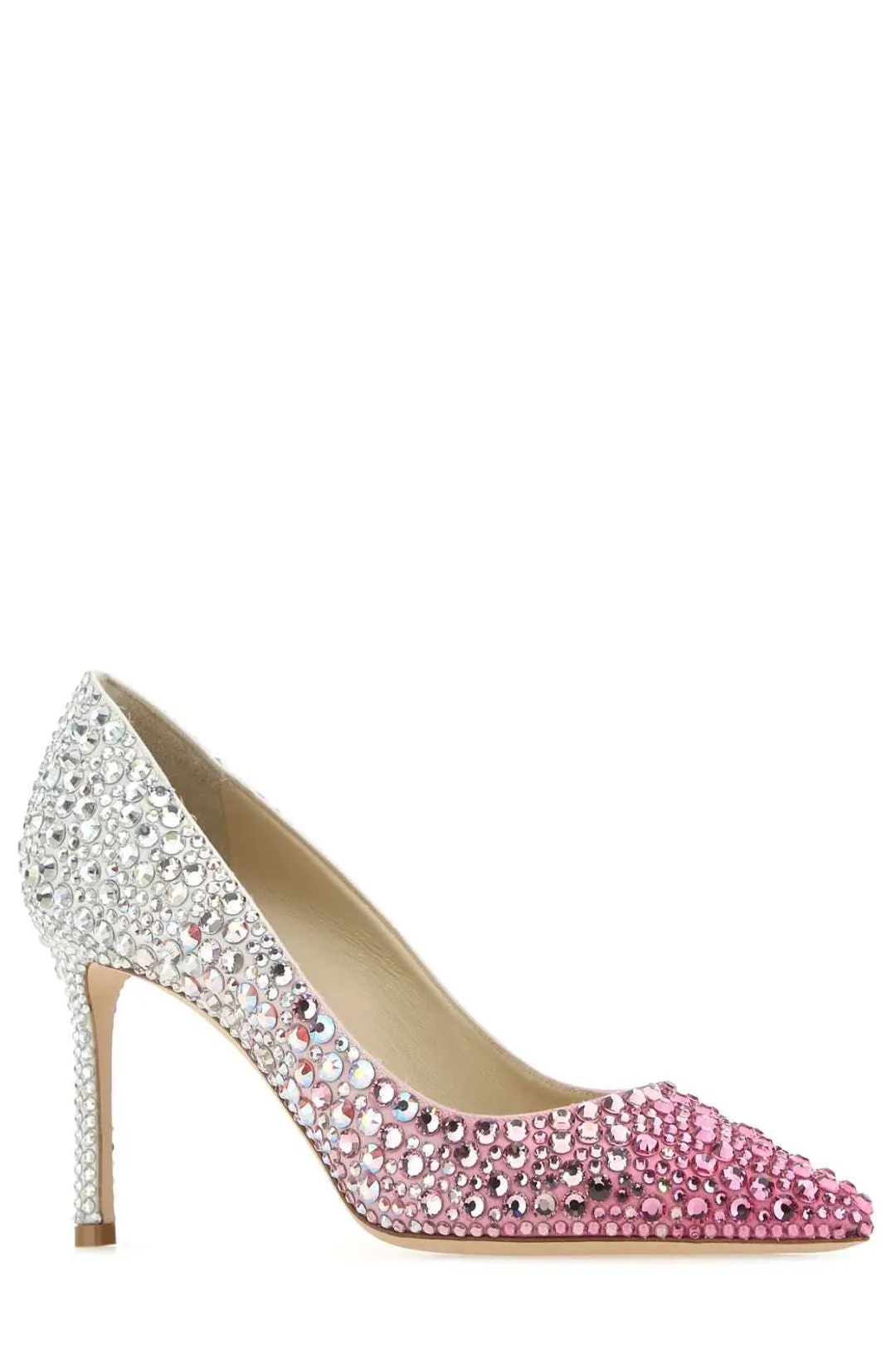 Jimmy Choo Romy Embellished Two-Tone Pumps