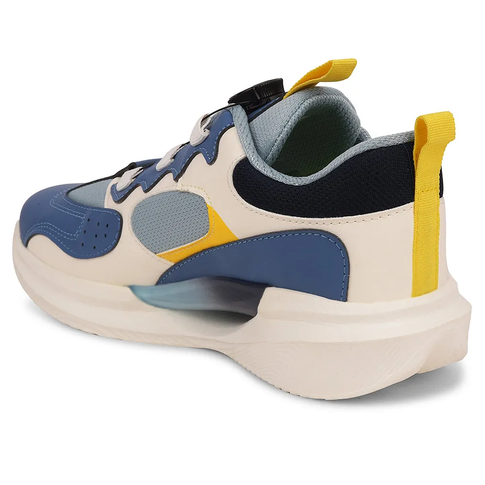 Leap7x Blue Sports Non Lacing Running Shoes For Kids GAMEON-1 By Liberty