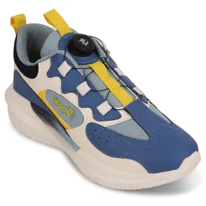 Leap7x Blue Sports Non Lacing Running Shoes For Kids GAMEON-1 By Liberty