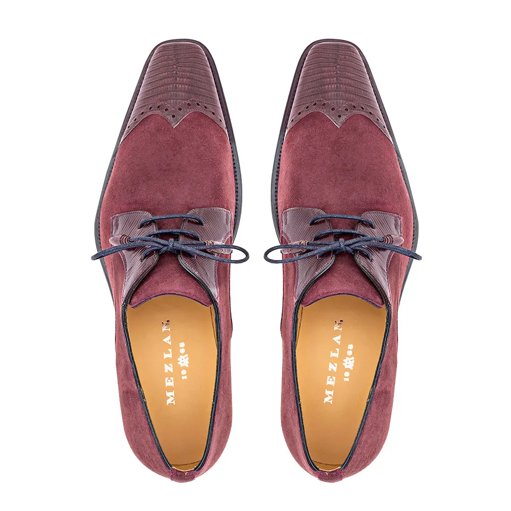 Lizard/Suede Lace Up