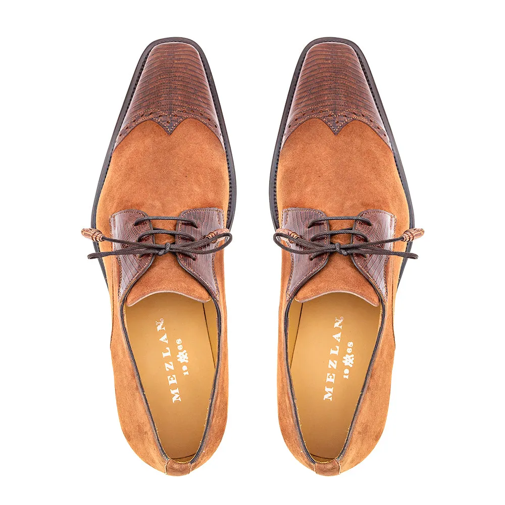 Lizard/Suede Lace Up