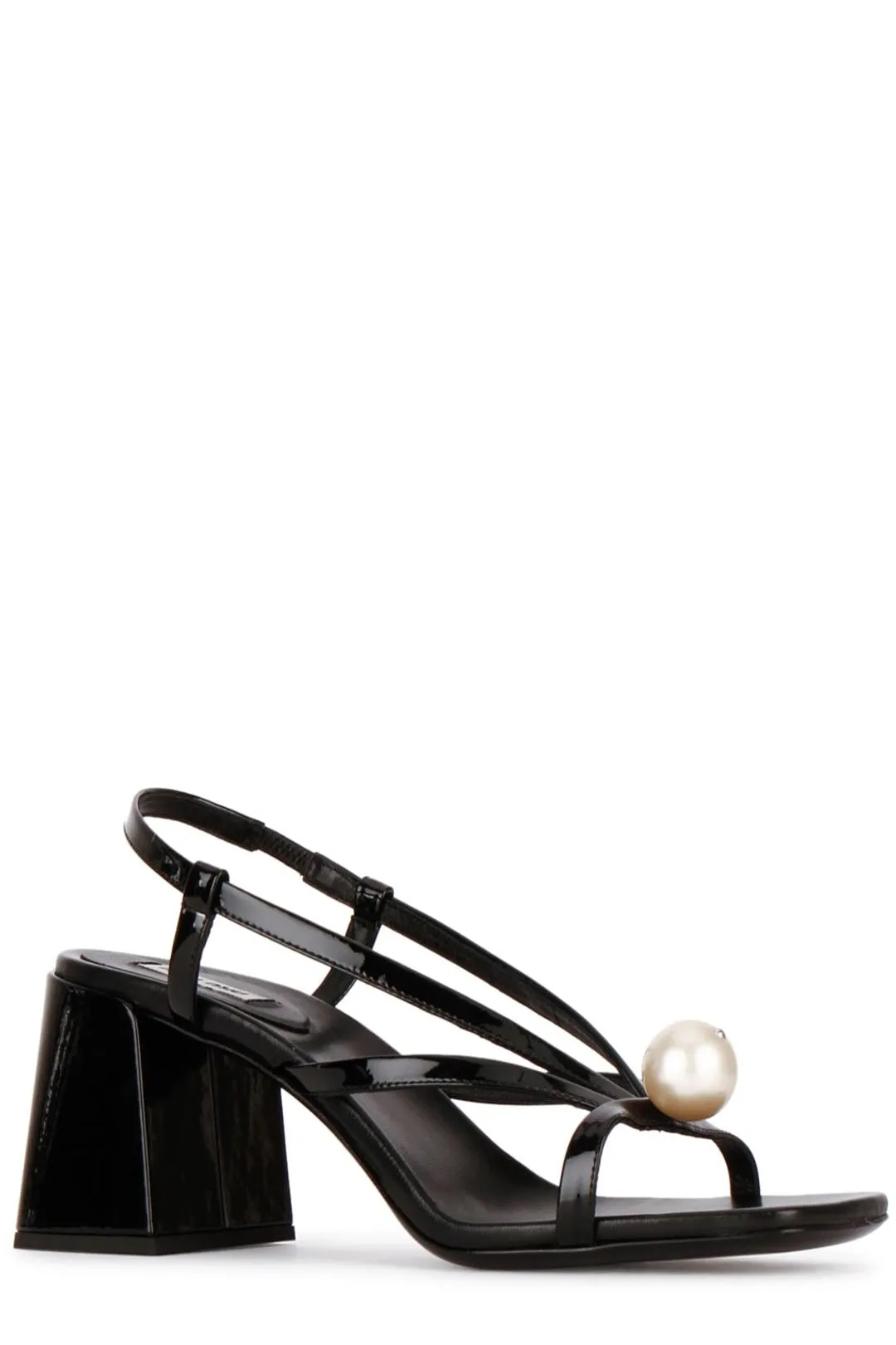 Miu Miu Pearl Detailed Heeled Sandals