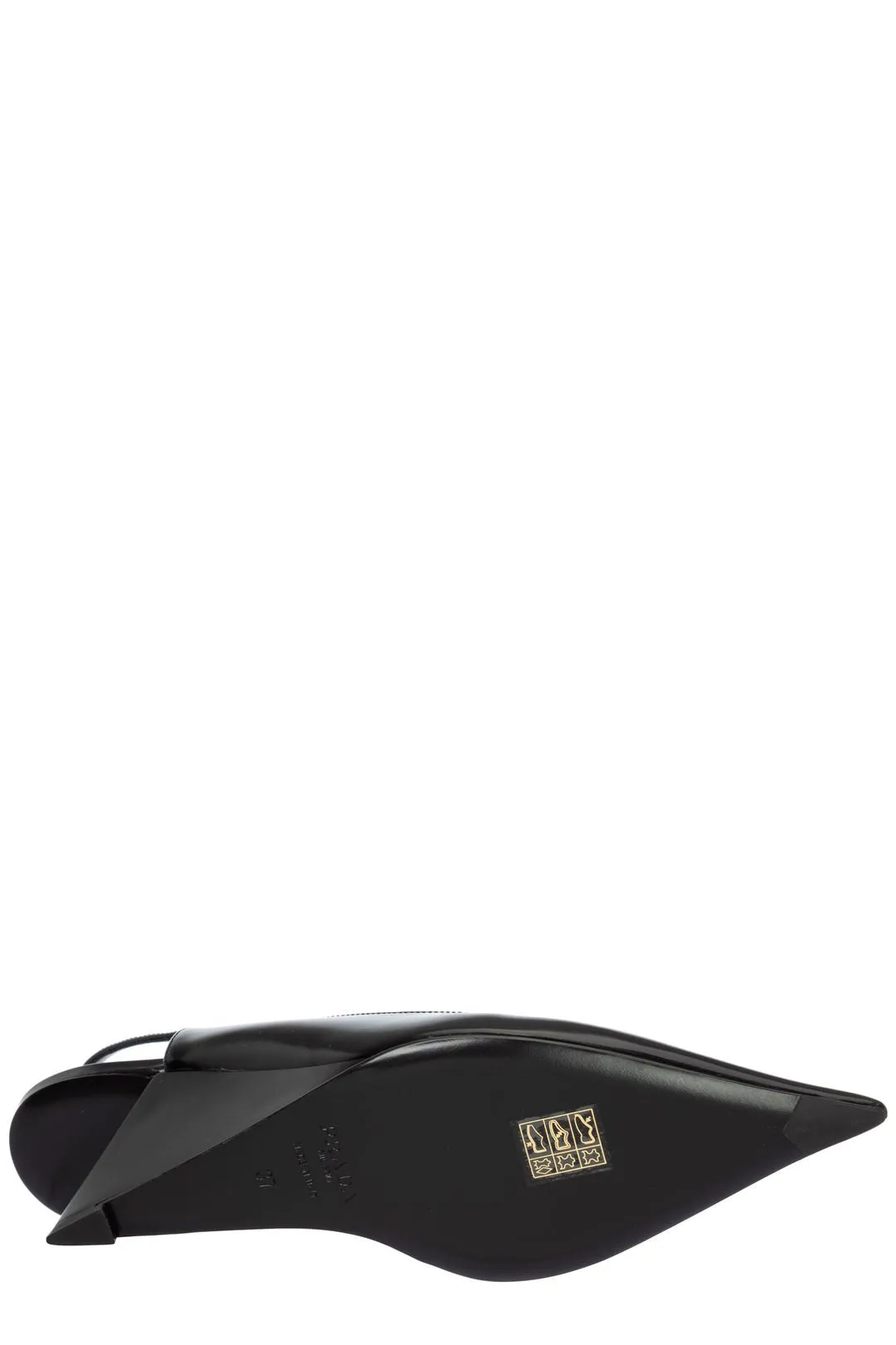 Prada Logo Printed Slingback Pumps