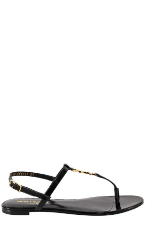 Saint Laurent Cassandra T-Strap Sandals