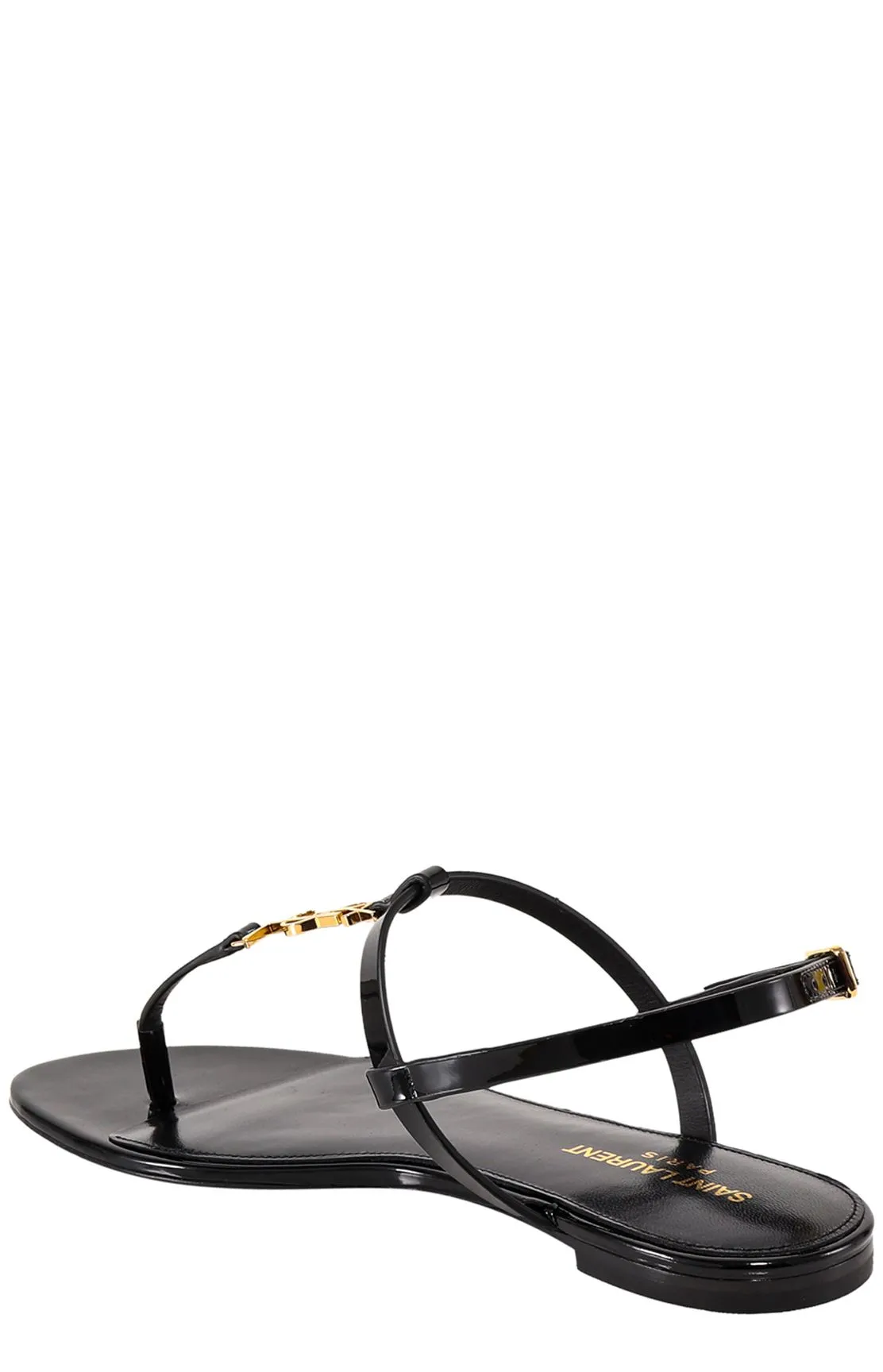 Saint Laurent Cassandra T-Strap Sandals