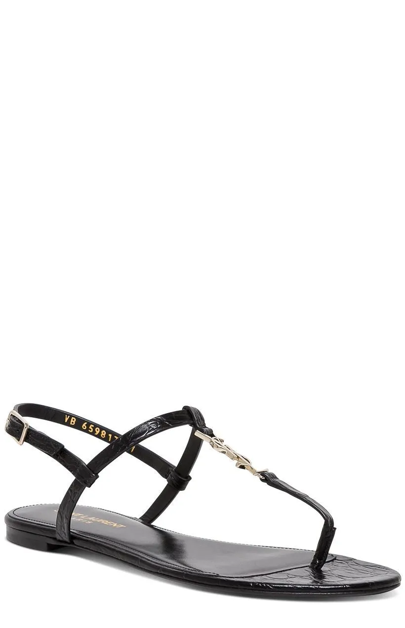 Saint Laurent Cassandra Thong Sandals