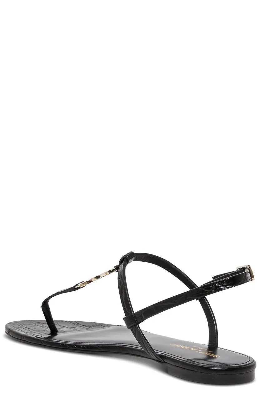Saint Laurent Cassandra Thong Sandals