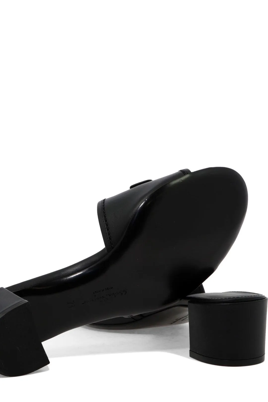Salvatore Ferragamo Gancini Open-Toe Heeled Sandals