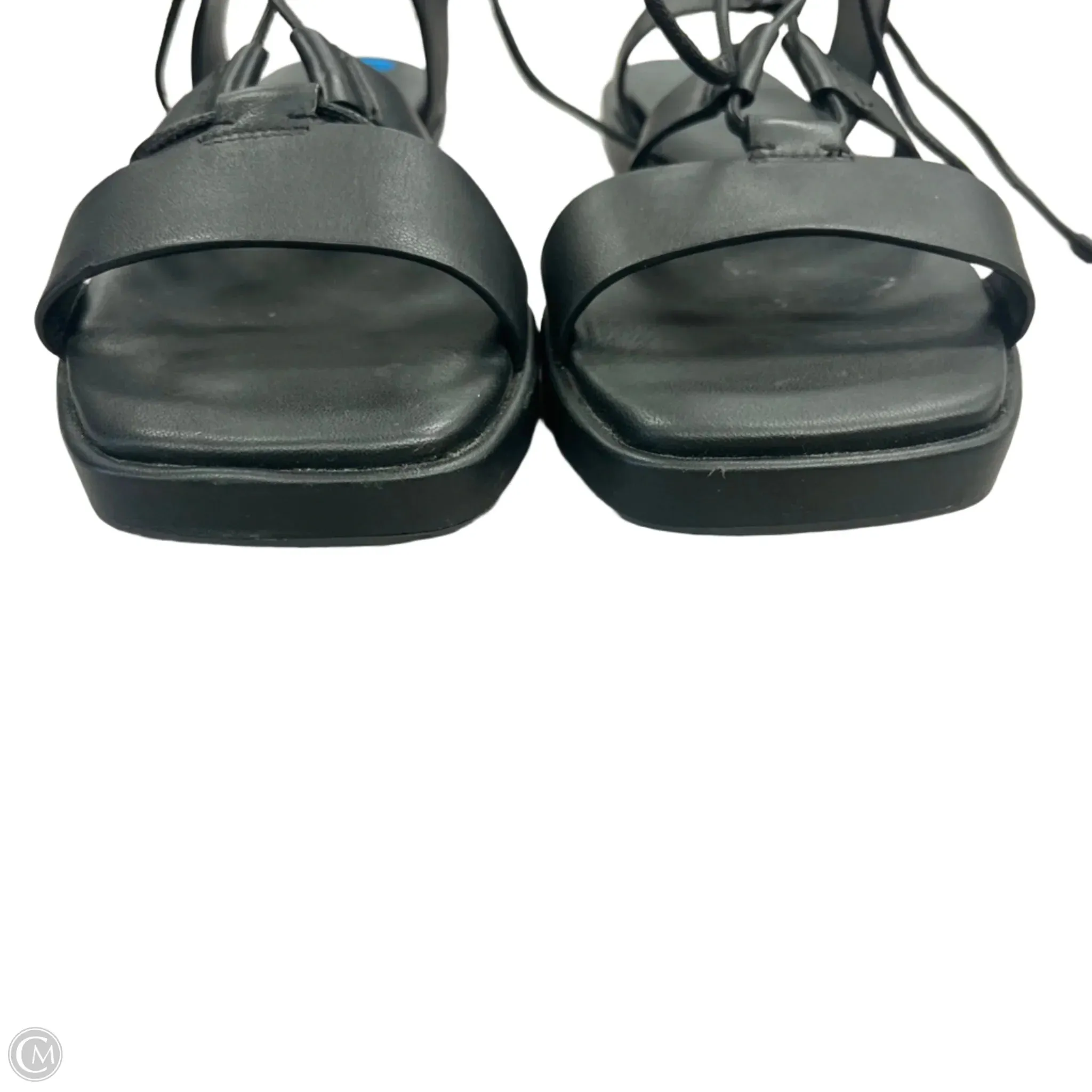 Sandals Flats By Vince In Black, Size: 10