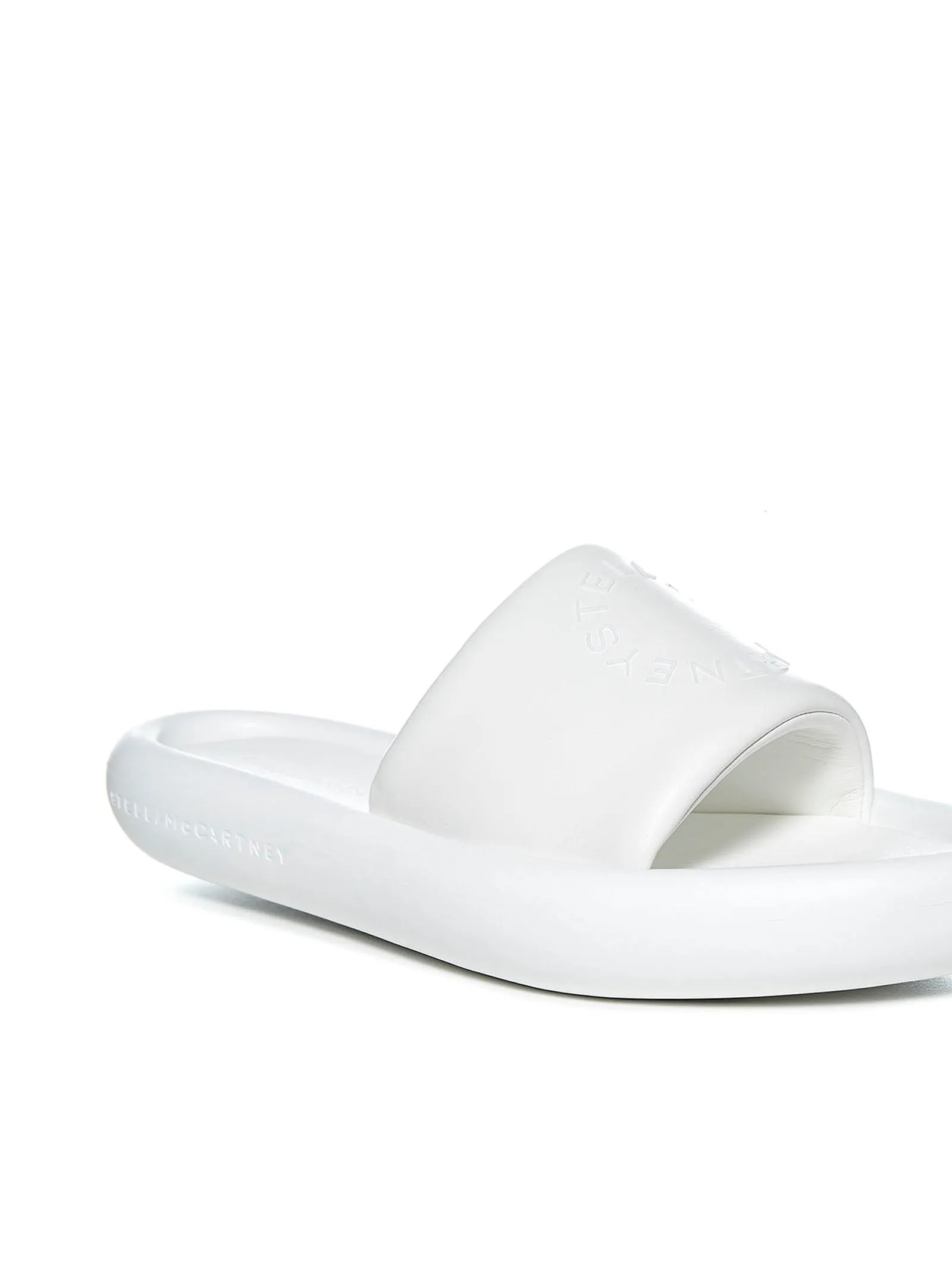 Stella McCartney Air Logo Detailed Slip-On Slides