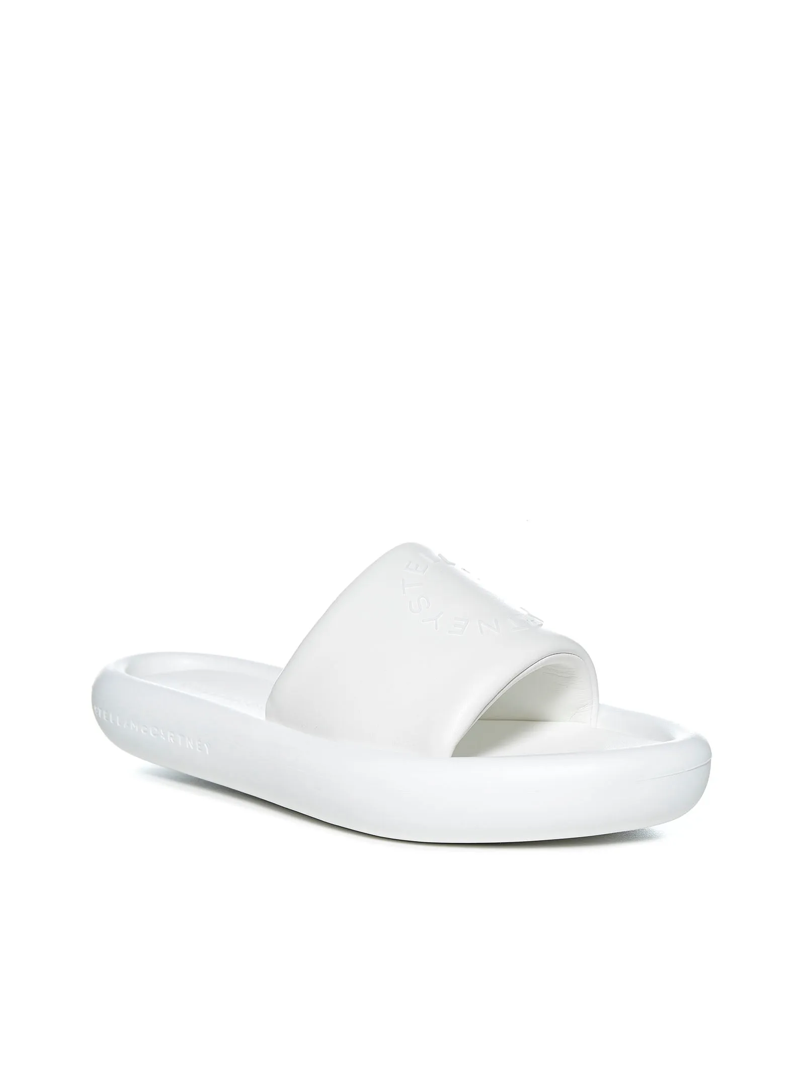 Stella McCartney Air Logo Detailed Slip-On Slides