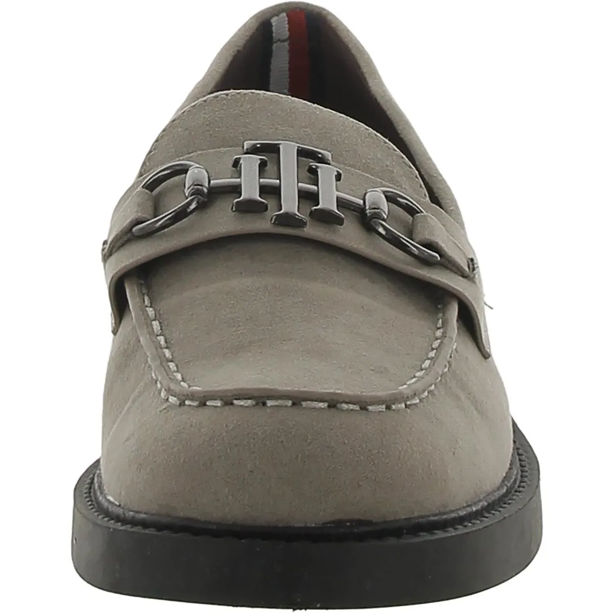 Trevys 2 Womens Faux Suede Embellished Loafers