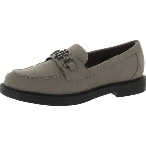 Trevys 2 Womens Faux Suede Embellished Loafers