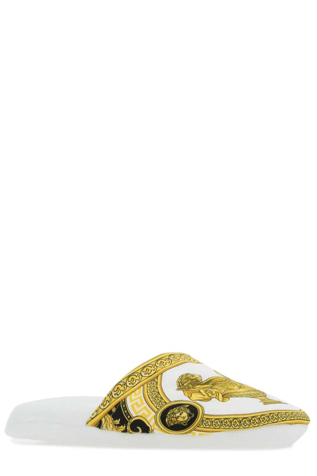 Versace Baroque Pattern Slip-On Slippers